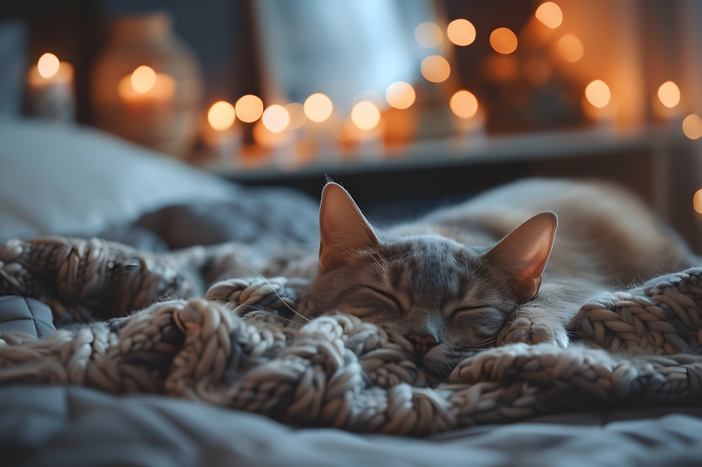cat, bed, sleeping, asleep, comfortable, relax, nature, animal, pet, feline-8620369.jpg