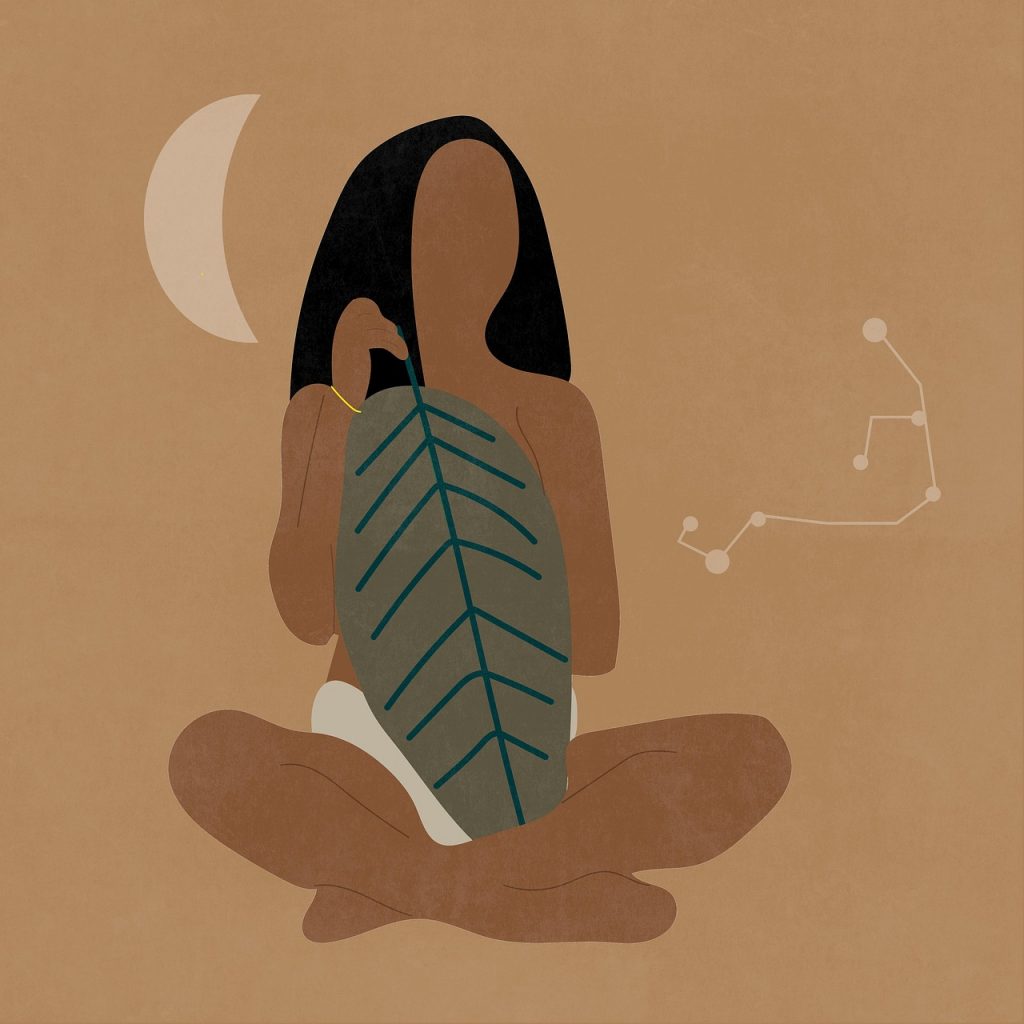 woman, pose, nature, yoga, zodiac sign, astrology, meditation, spiritual, zen, plant, background, drawing, floral background, minimalist, simplistic-8125246.jpg